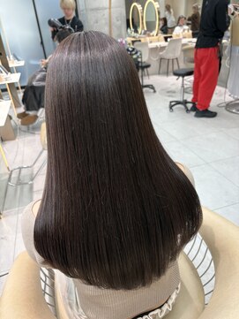 ロンドルピナス 小倉(Lond Lupinus) ブルーブラック/ワイドバング/美髪のススメ/外ハネボブ/髪質改善