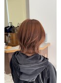 大人気!レイヤーボブ×明るめベージュカラー