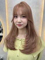 ルノン フィージュ(LUNON fieju)&nbsp;ホワイトグレージュミニウルフチェリーブラウンデジタルパーマ