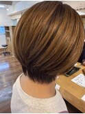 上品ショートボブ