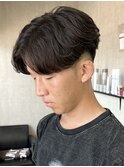 センターパート/毛流れセンターパート/ニュアンスパーマ