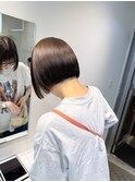 襟足すっきりボブスタイル
