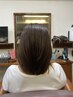 【うねり・広がりを自然に抑える】カット＋髪質改善縮毛矯正