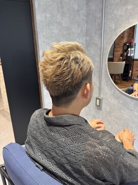 ハロ セラン(Halo serein) ツーブロック×ハイトーン