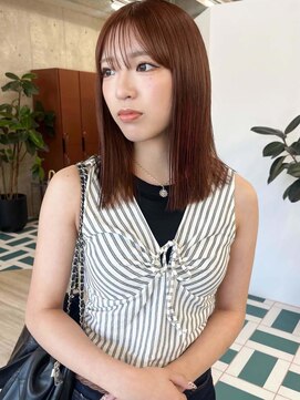 ノエ(noe) ミディアムヘア/デザインカラー/フェイスフレーミング/栄h195