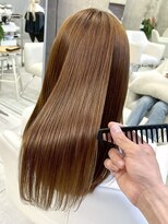 ソワネ 表参道(soigne)&nbsp;表参道髪質改善カラーミディアムボブアッシュグレージュ30代◯