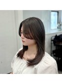 髪質改善 艶髪 愛され 韓国風 前髪カット 小顔 梅田