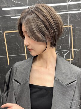 20代30代ショートボブレイヤーカットレイヤーボブ