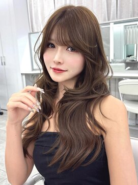 マウルルナ(MAEUL luna) レイヤーカット/ベージュカラー/萩村風人