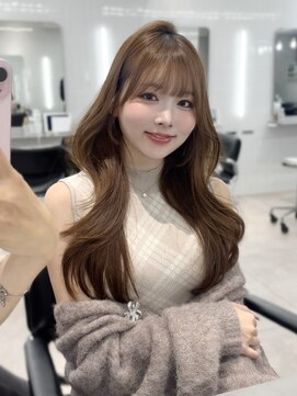 オニキス(ONYX) C22ブリーチなしダブルカラーヘーゼルベージュレイヤーカット