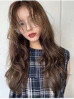 シティ 薬院(SITY.)&nbsp;レイヤーカット オリーブカラー 薬院今泉