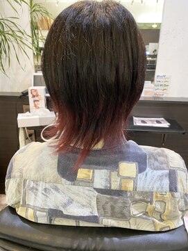 アルファ(alpha) 大人ガーリー/ダークアッシュ/似合わせカット/ミディアムレイヤ