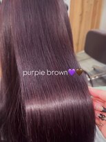 モレッティウィズリゴヘアー(Moretti with RIGO hair) むらさき