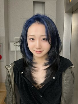 天神美容室 レイヤーカットハッシュカット