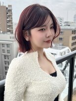 髪質改善サロン hearts. 熊本/縮毛矯正/レイヤーカット/ショートボブ【ハーツ】 ブリーチなし/髪質改善/ピンクベージュ/グレーブラウン/ボブ熊本