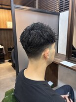 オールマンバーバーショップ 流山おおたかの森(Allman Barbershop)&nbsp;リバースセンターパート/ニュアンスパーマ/流山おおたかの森