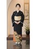 持込み 黒留袖 色留袖 着付け + ヘアセット 8500~
