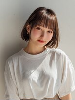 アブニール 柏たなか店(AVENIR)&nbsp;ダークパープル/ナチュラルショート/夏のヘアアレンジ/柏たなか