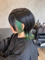 アンスリウム 吹田(Anthurium)&nbsp;ウルフボブ/インナーカラー/デザインカラー/お洒落可愛い