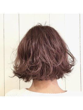 ヘアーブレイス(hair brace) 【hair brace】BOB×pink ash☆(ブリーチ ×1)