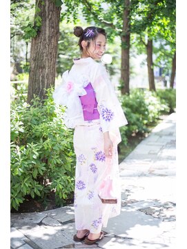 ボア トウキョウ(Voix Tokyo) 浴衣の可愛いヘアセット