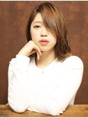 大人のナチュラルニュアンスボブ
