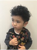 スタイリング簡単なのでキッズもOK！ ニュアンスパーマ