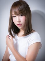 モッズヘア 上尾西口店(mod's hair)&nbsp;大人かわいい♪斜めバングのナチュラルボブw上尾20代30代40代