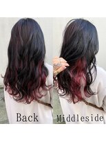 あるじゃんすー 新宿店&nbsp;ブラック×チェリーピンク#シールエクステ#大人かわいい#新宿