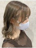 インナカラー☆グレージュ×ブロンド