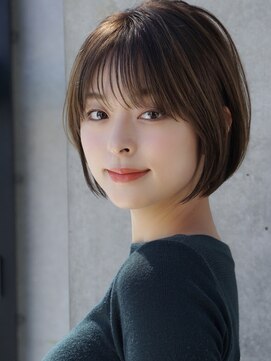 エインアンリー 表参道(AIN.ANLY.) 前髪あり耳掛けショートボブ20代30代40代【AIN.表参道】川原大地
