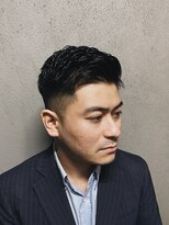 ヒロギンザ 浜松町店(HIRO GINZA)&nbsp;フェード×くせ毛パーマ 浜松町/ヒロ銀座/理容室