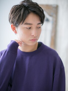 メンズヘア ビーセカンド 草加店(MENS HAIR B-2) ダークアッシュでハンサムマニッシュショートO
