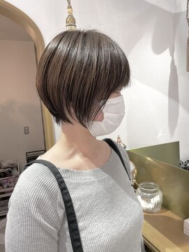 ロンドポレール 北千住(Lond polaire) 【航治郎】大人美人ショート/ペールベージュ/アッシュグレー