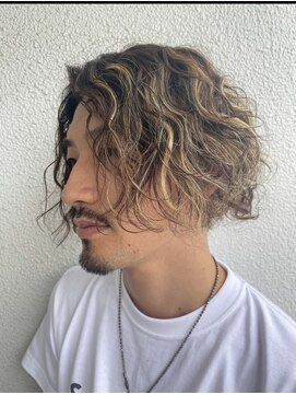 クリエイション(CREATION) メンズカットハイライトパーマ