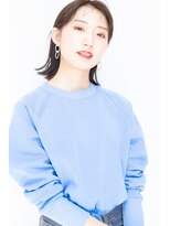 リト 天王寺阿倍野店(Retto:)&nbsp;切りっぱなしスタイル×シースルーバング＠奥野