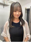 顔周りインナーカラー/イヤリングカラー/インナー/前髪インナー