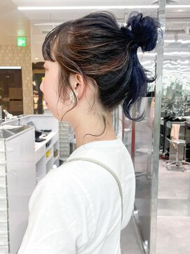 アイティーバイアルバム 藤沢店(IT by ALBUM) ネイビーベージュ_エアリーロングピンクブラウン_ba471001