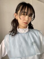 くびれヘア/顔周り/韓国/ボブ/レイヤーカット/カラー/表参道