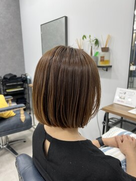 クラン 六甲道(Chlan) サラサラ平行ボブ×アッシュベージュ