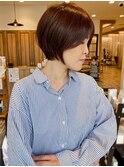 大人のショートボブ