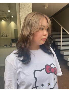 アジールヘア 北千住駅西口店(agir hair) デザインY2Kルーツカラー北千住