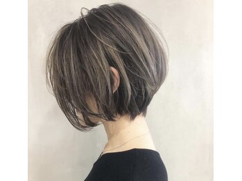 ラボ ヘアー(lab hair)の写真/年齢と共に気になり始めた白髪も『白髪ぼかし/白髪染め/ハイライト』でオシャレにカバー！艶やかな美髪へ☆