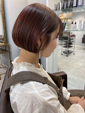 ドロシー 郡山桑野店(Dorothy) 黒髪ボブルフネビージュ小顔ワンレン