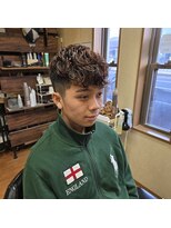 ヘアーサロンもりかわ&nbsp;短めスペインカール