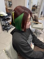 クレーチェ(CRECE)&nbsp;《畑中結衣》イヤリングカラー/ボブ/切りっぱなしボブ