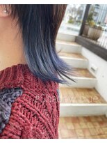 レゴリスヘアークリエイティブブランド(Regolith hair creative brand)&nbsp;えりあしカラー/裾カラー/ハイトーンカラー/シャドーブルー