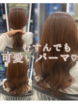 アピッシュ ギンザ(apish ginza) 浅子小百合/梅雨におすすめコテ巻き風パーマ