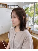 ボブ。オリーブアッシュ。