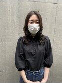 アンブレラカラー/ウェーブパーマ/こなれミディ/前髪/溝の口